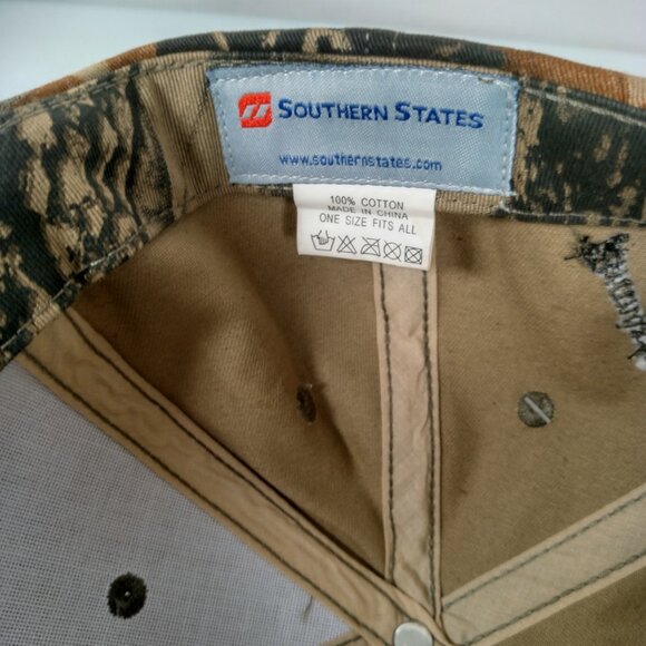 Southern States Deer Hunting Cap Hat Tree Leaf Camo Camouflage Canvas Farm Ag - Picture 10 of 14